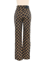 Fendi Checkered Trousers Bottom arcadeshops.com