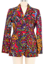 Moschino Psychedelic Felted Jacket Jacket arcadeshops.com