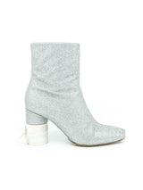 Maison Margiela Silver Glitter Boots, 37 Accessory arcadeshops.com