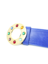 Escada Rhinestone Grommet Belt Accessory arcadeshops.com