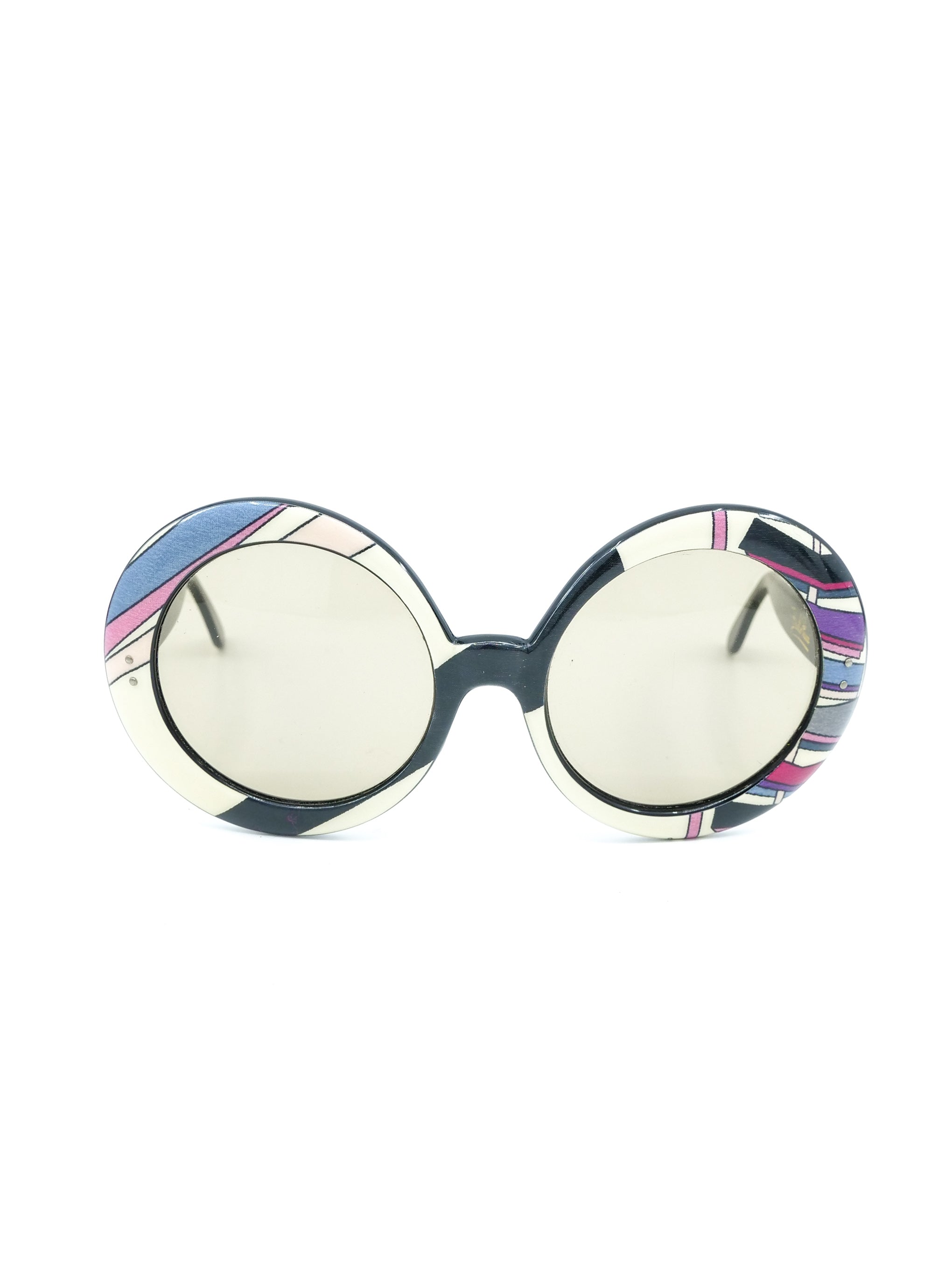 Emilio Pucci Vintage Retro Black & White Sunglasses Emilio Pucci 1960 main image 2