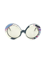 1960s Pucci Print Round Sunglasses Accessory arcadeshops.com