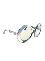 1960s Pucci Print Round Sunglasses Accessory arcadeshops.com