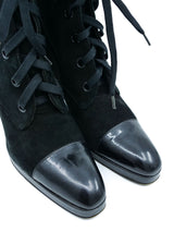 Chanel Cap Toe Suede Boots, 38 Accessory arcadeshops.com