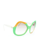 1960s Pucci Colorblock Shield Sunglasses Accessory arcadeshops.com