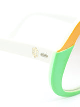 1960s Pucci Colorblock Shield Sunglasses Accessory arcadeshops.com