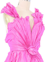 Ungaro Fan Pleated Cocktail Dress Dress arcadeshops.com