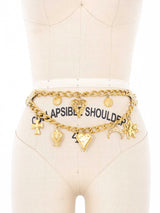 1980s Escada Charm Chain Belt Accessory arcadeshops.com