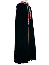 1970s Giorgio di Sant'Angelo Velvet Cloak Jacket arcadeshops.com