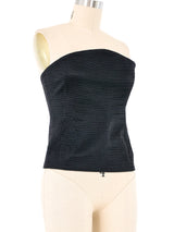 Gianfranco Ferre Quilted Bustier Top arcadeshops.com