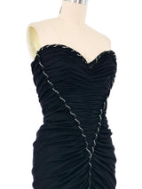 Loris Azzaro Ruched Strapless Dress Dress arcadeshops.com