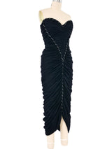Loris Azzaro Ruched Strapless Dress Dress arcadeshops.com