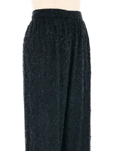 Anne Klein Bead Embellished Silk Trousers Bottom arcadeshops.com