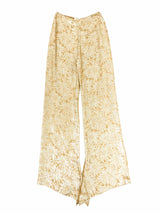 Mary McFadden Gold Brocade Pant Ensemble Suit arcadeshops.com