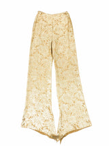 Mary McFadden Gold Brocade Pant Ensemble Suit arcadeshops.com