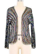 1970s Halston Fireworks Sequin Jacket Jacket arcadeshops.com