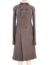 Rick Owens Shrunken Tweed Coat Outerwear arcadeshops.com