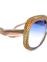 Oversized Rhinestone Studded Sunglasses Accessory arcadeshops.com