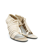 Maison Martin Margiela Nude Satin Cage Heels, 40 Accessory arcadeshops.com