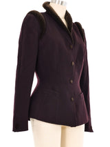 Thierry Mugler Padded Trim Jacket Jacket arcadeshops.com