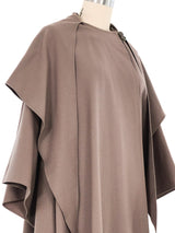 Yeohlee Taupe Wool Cape Jacket arcadeshops.com