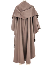 Yeohlee Taupe Wool Cape Jacket arcadeshops.com