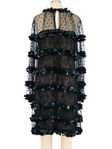 1980s Adele Simpson Paillette Trim Tent Dress Dress arcadeshops.com