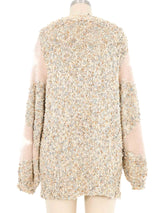 Pastel Chunky Knit Angora Accent Sweater Top arcadeshops.com