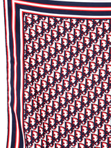 1980s Christian Dior Trotter Print Silk Scarf Accessory arcadeshops.com