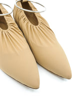 Jil Sander Spandex Ankle Ring Ballet Flats, 39.5 Accessory arcadeshops.com