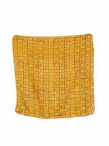 Block Printed Indian Silk Scarf Accessory arcadeshops.com