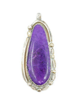 Sterling Silver Purple Stone Pendant Accessory arcadeshops.com