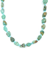 Rough Tumbled Turquoise Bead Necklace Accessory arcadeshops.com