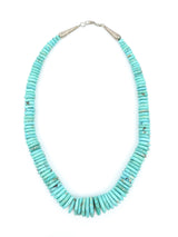 Turquoise Graduated Stone Necklace Accessory arcadeshops.com