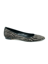 Manolo Blahnik Pony Hair Abstract Giraffe Print Flats, 40.5 Accessory arcadeshops.com