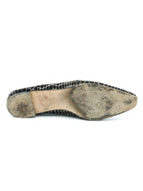 Manolo Blahnik Pony Hair Abstract Giraffe Print Flats, 40.5 Accessory arcadeshops.com