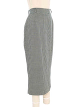 Norma Kamali Houndstooth Pencil Skirt Bottom arcadeshops.com