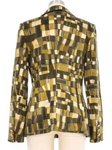 Escada Abstract Check Jacket Jacket arcadeshops.com