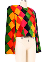 Ungaro Harlequin Velvet Jacket Jacket arcadeshops.com