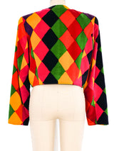 Ungaro Harlequin Velvet Jacket Jacket arcadeshops.com