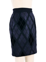 1970s Valentino Embellished Harlequin Skirt Bottom arcadeshops.com