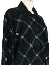 Bruno Magli Suede Buckle Bomber Jacket arcadeshops.com