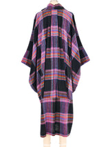 Plaid Cotton Cocoon Dress Dress arcadeshops.com