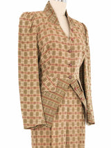 1990s Christian Lacroix Mixed Print Pant Suit Suit arcadeshops.com