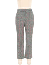 Alexander McQueen Glen Plaid Cropped Trousers Bottom arcadeshops.com