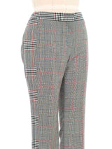 Alexander McQueen Glen Plaid Cropped Trousers Bottom arcadeshops.com