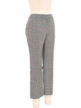 Alexander McQueen Glen Plaid Cropped Trousers Bottom arcadeshops.com