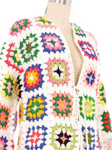 1960s Granny Square Cardigan Jacket arcadeshops.com