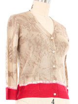 Prada Dip Dye Silk Cardigan Jacket arcadeshops.com