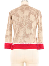 Prada Dip Dye Silk Cardigan Jacket arcadeshops.com